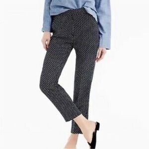 J. Crew Easy Pant Navy Ivory Foulard Print Size 6T